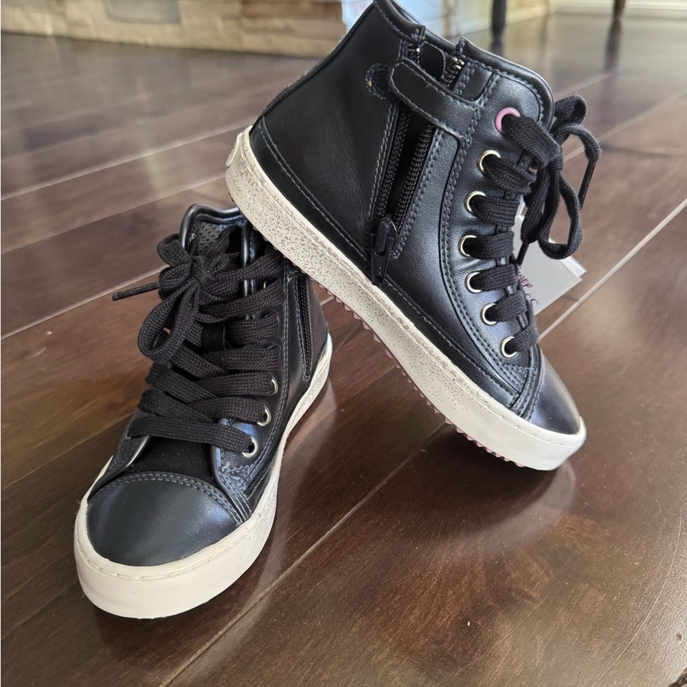 Geox Black High-Top Sneakers